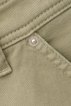 Ba&Sh TODD bermudas anchas de algodón VERDE Sale