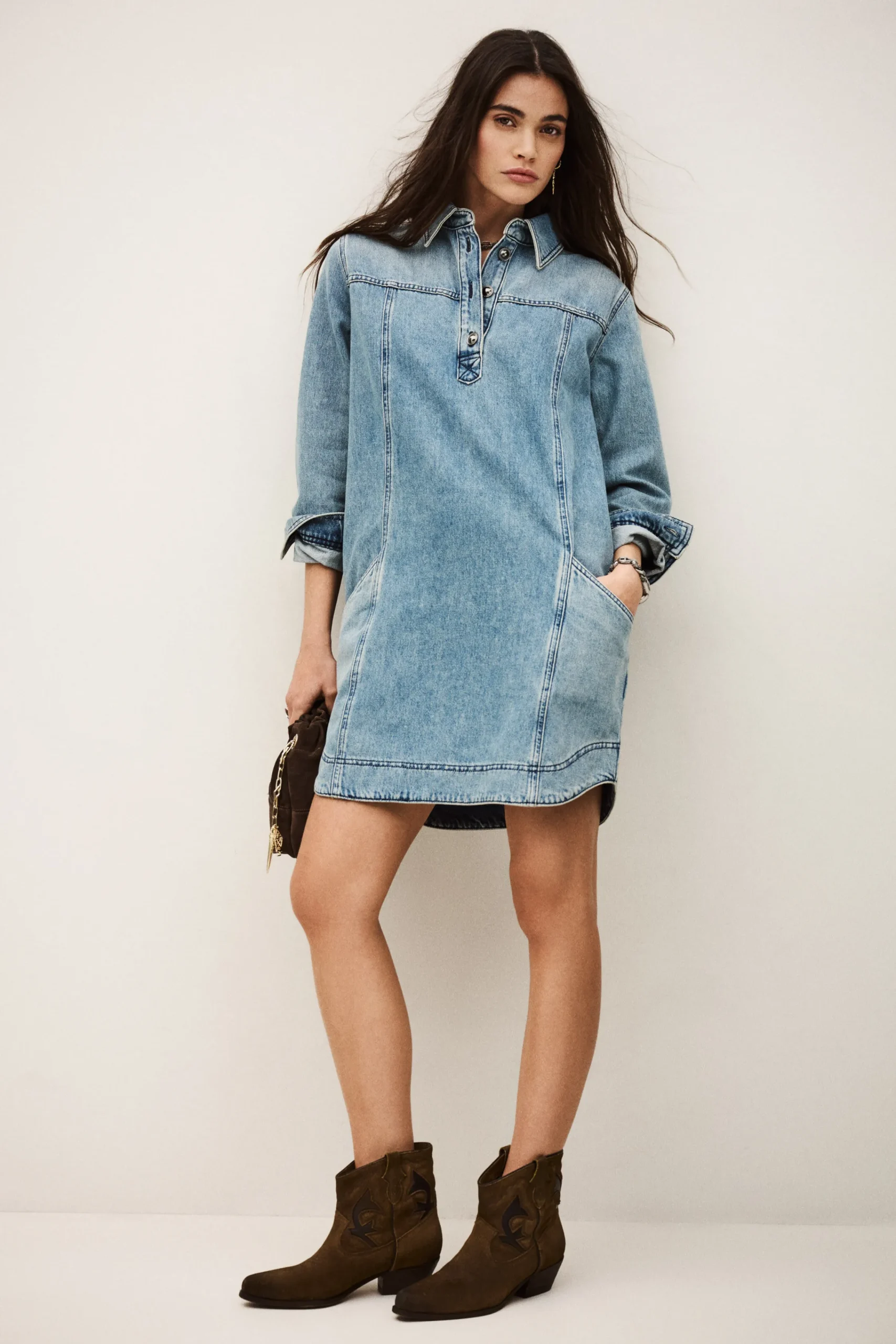 Ba&Sh TONA DRESS AZUL Outlet
