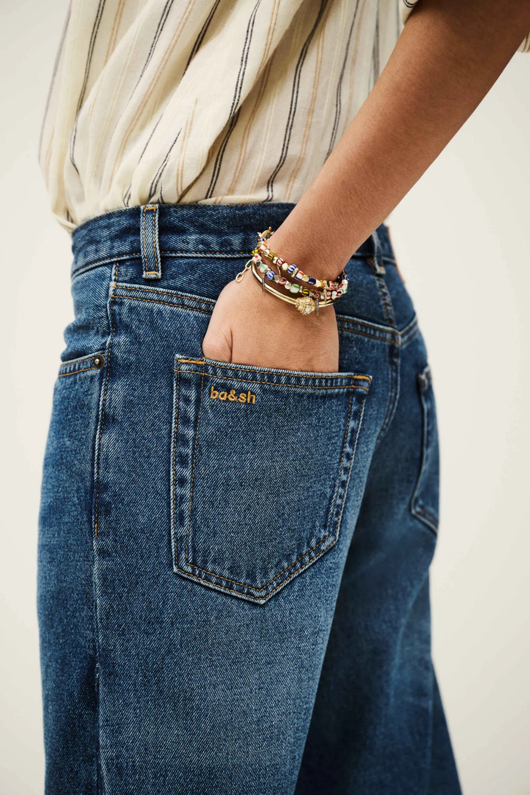 Ba&Sh VADOU Flared jeans AZUL