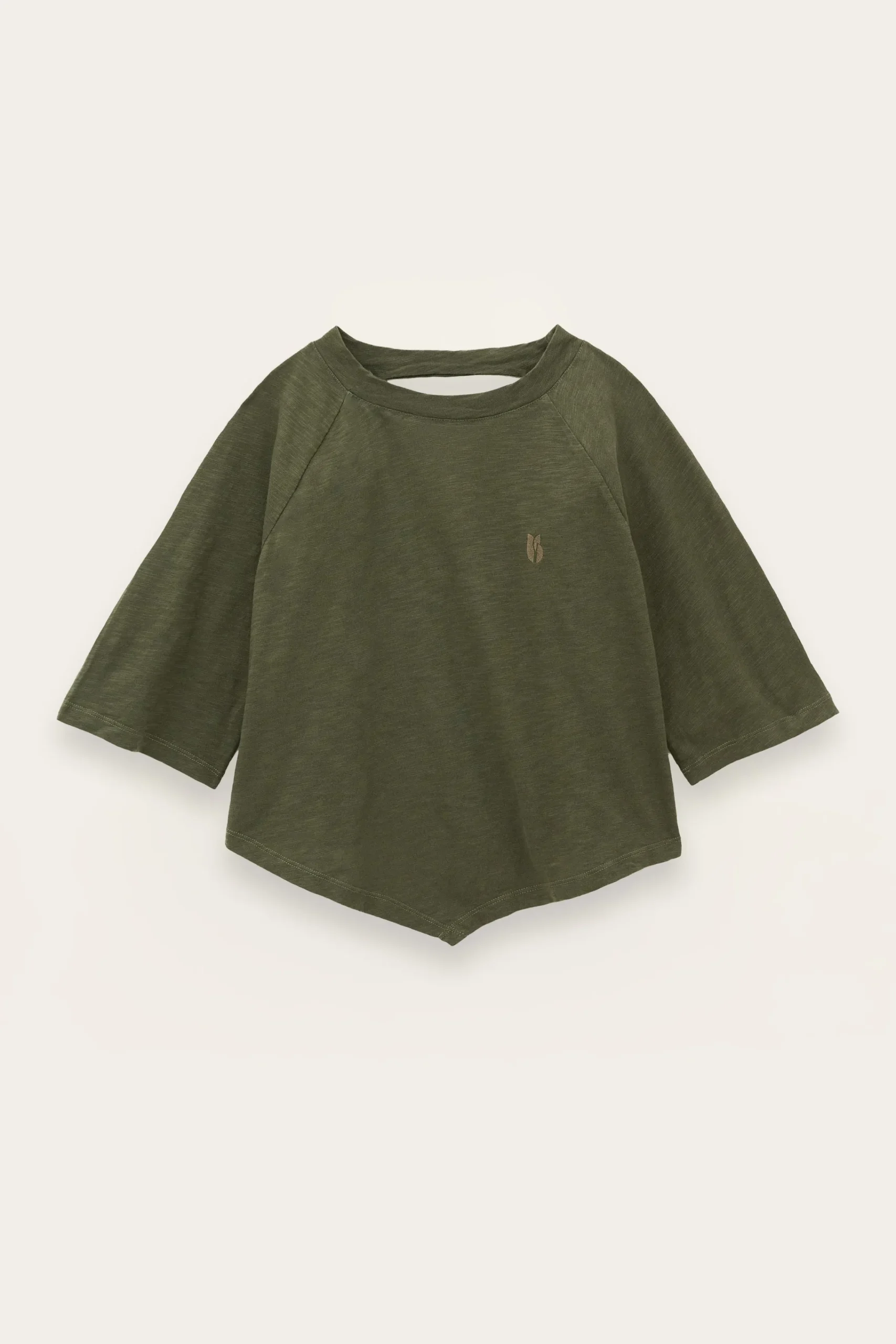 Ba&Sh VANY camiseta de algodón VERDE Clearance