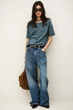Ba&Sh VINA T-SHIRT AZUL New