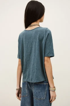 Ba&Sh VINA T-SHIRT AZUL New