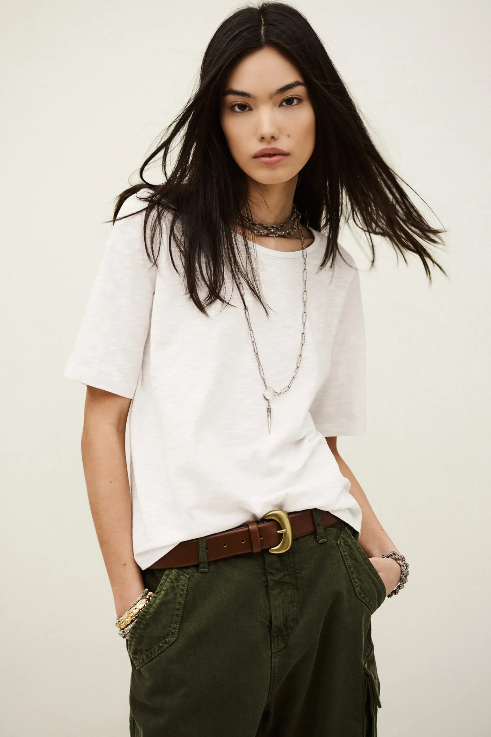 Ba&Sh VINA T-SHIRT BLANCO New