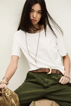 Ba&Sh VINA T-SHIRT BLANCO New