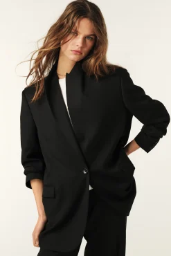 Ba&Sh VISHA chaqueta a medida NEGRO Discount