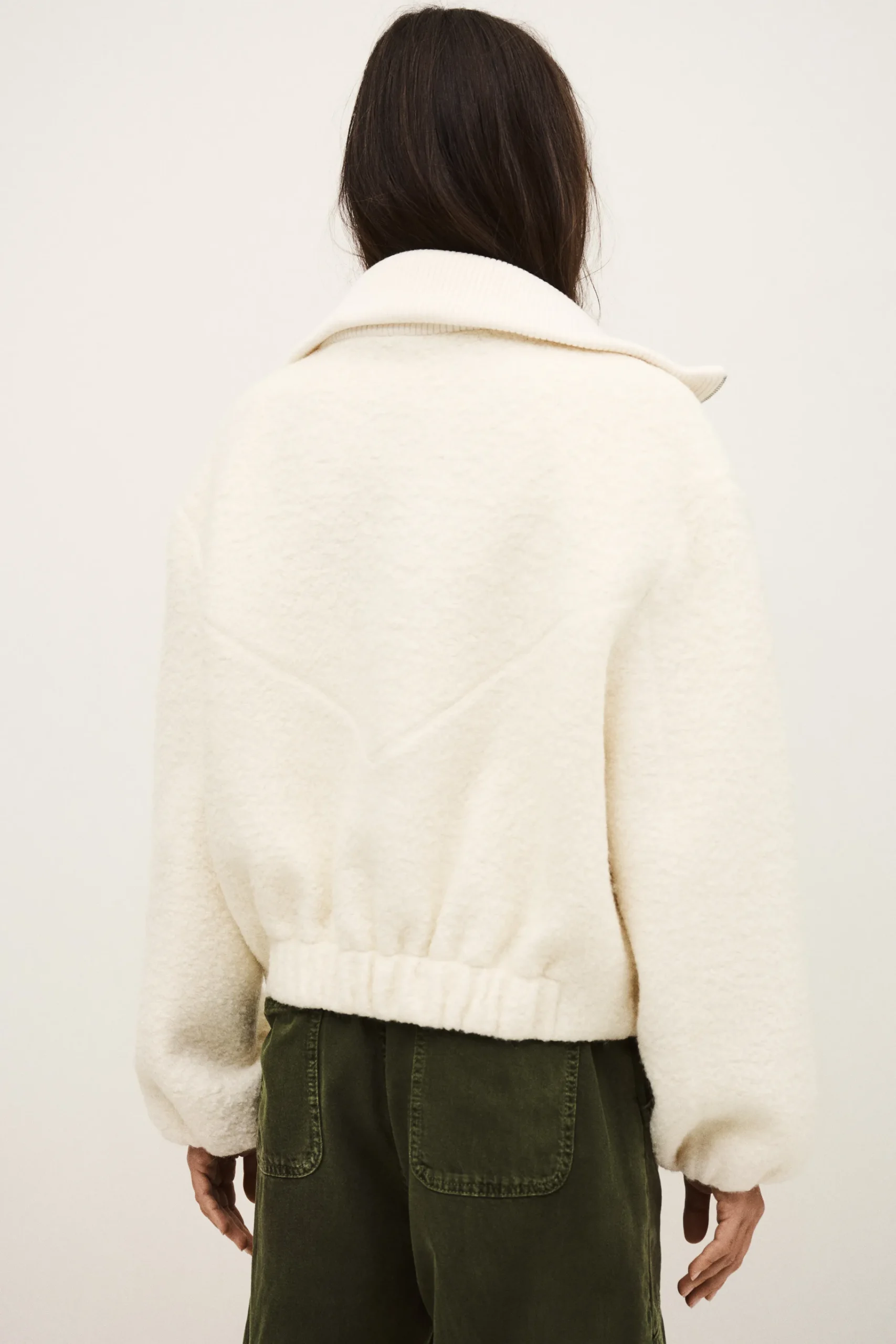 Ba&Sh VITO chaqueta bomber elegante ECRU Best