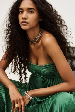 Ba&Sh WILLOW vestido largo VERDE Best