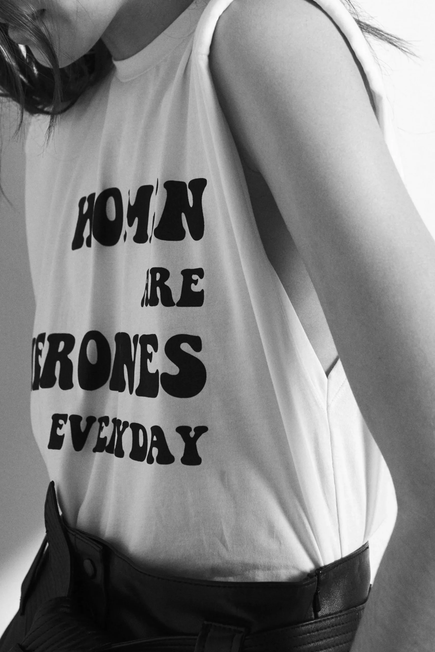Ba&Sh WOMAN camiseta con mensaje BLANCO Outlet