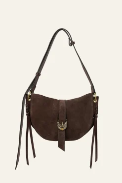 Ba&Sh YOUYOU bolso de cuero MARRON Hot
