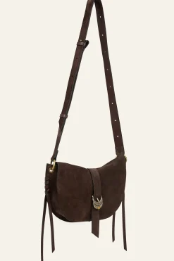 Ba&Sh YOUYOU bolso de cuero MARRON Hot