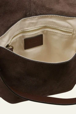 Ba&Sh YOUYOU bolso de cuero MARRON Hot