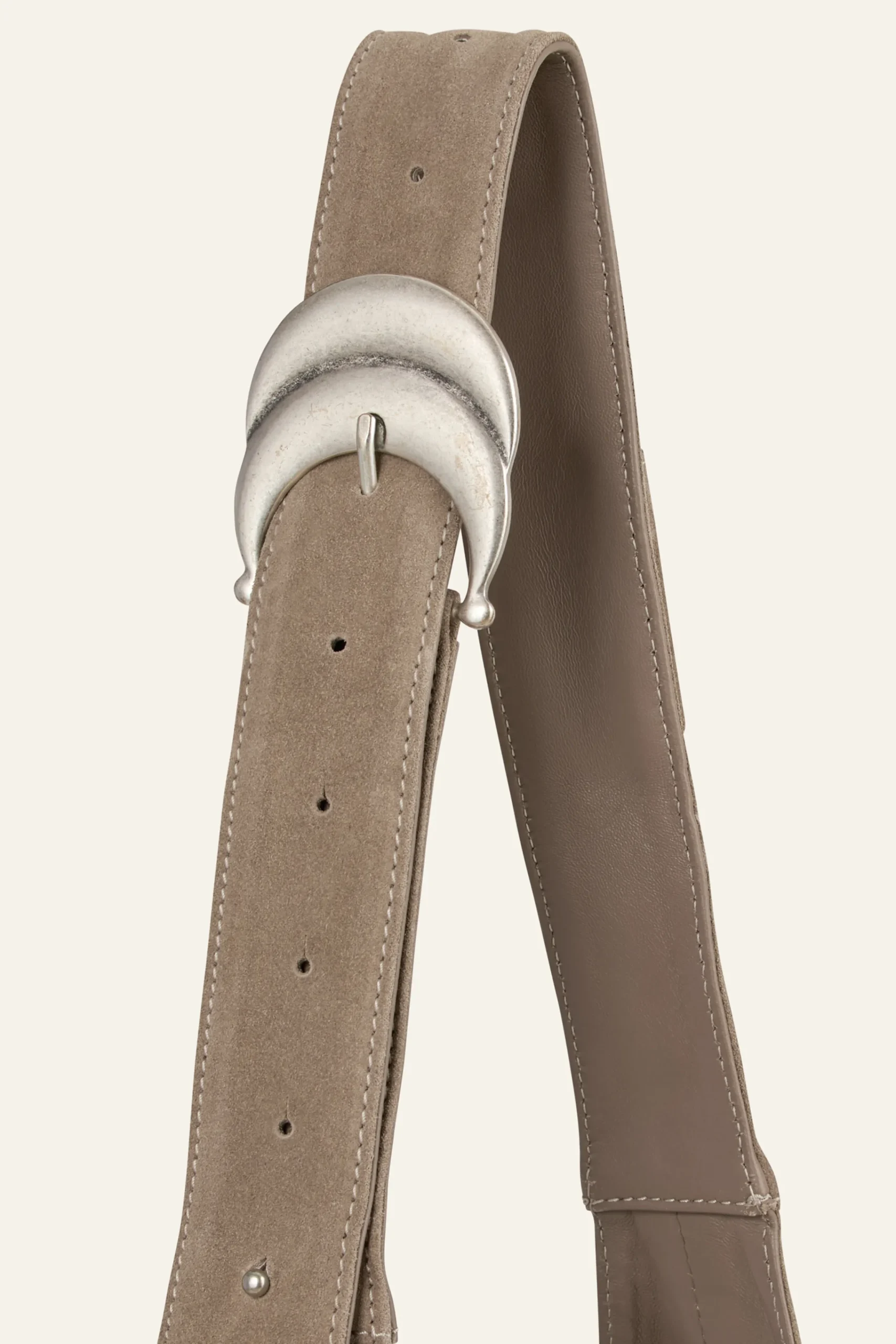 Ba&Sh YOUYOU bolso tipo saco de ante GRIS Online