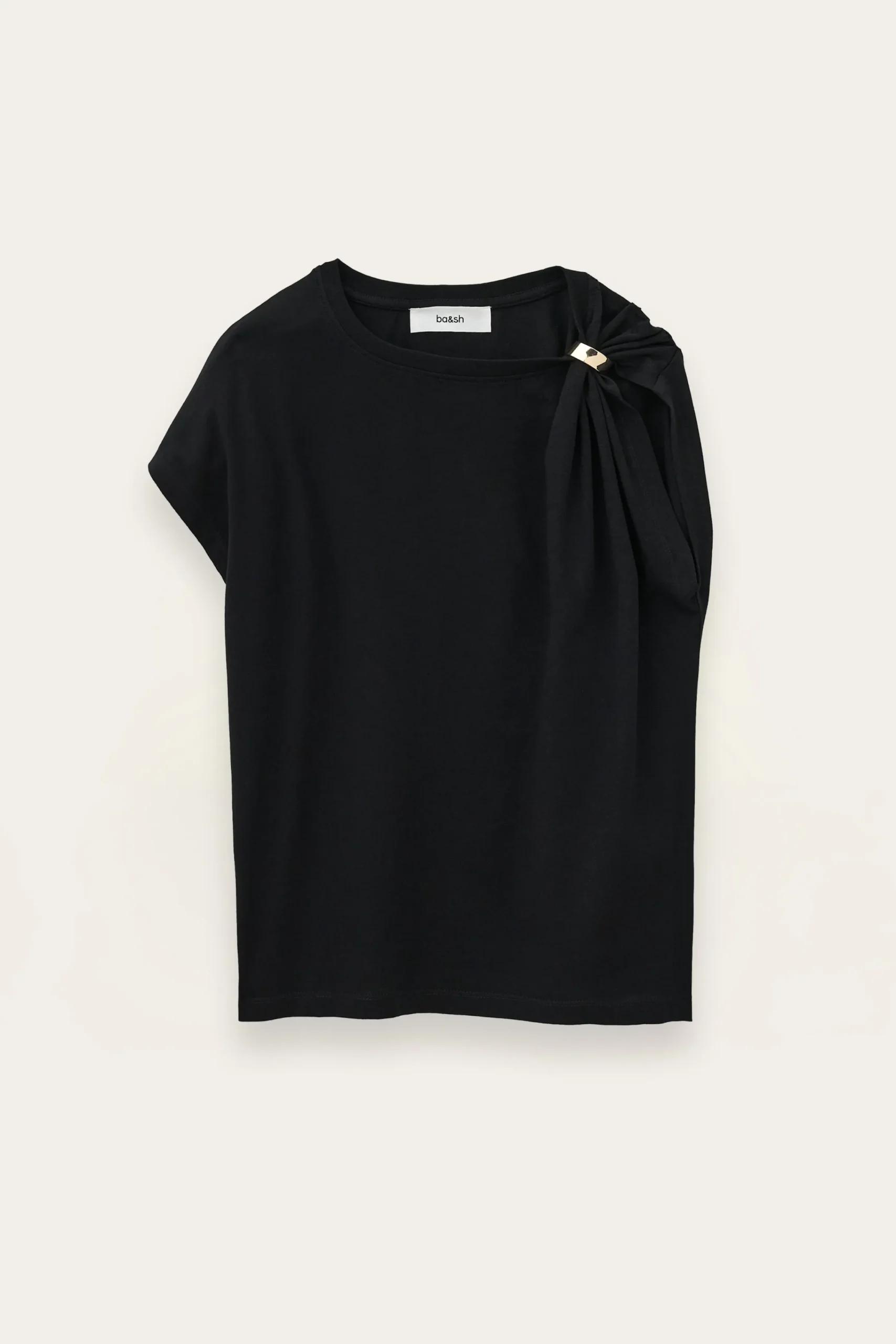 Ba&Sh ALLIA camiseta de manga corta NEGRO Discount