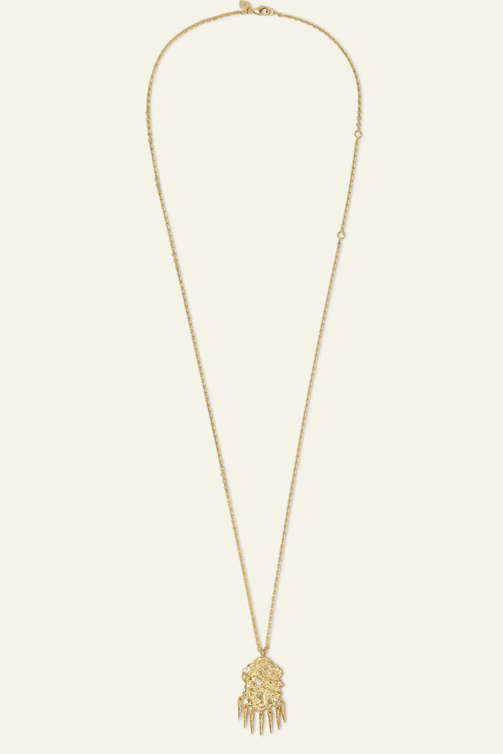 Ba&Sh ANOUCHKA collar con colgante de circonita ORO Clearance