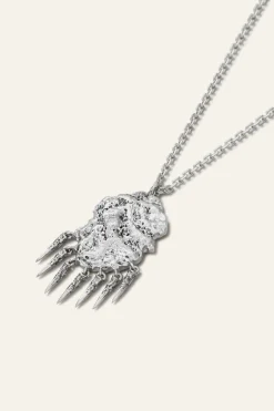 Ba&Sh ANOUCHKA collar con colgante de circonita GRIS