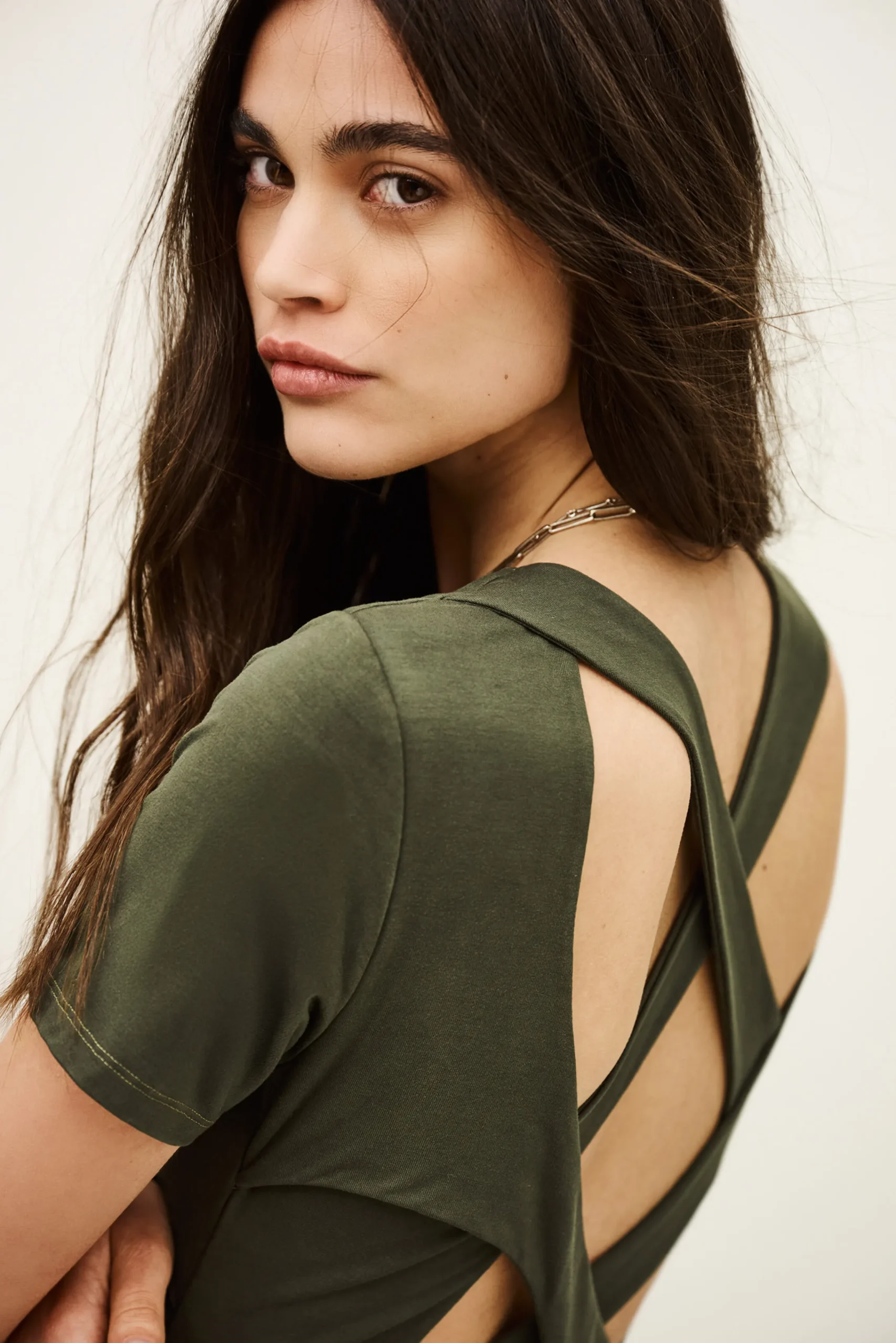 Ba&Sh AURA vestido corto estampado VERDE Best