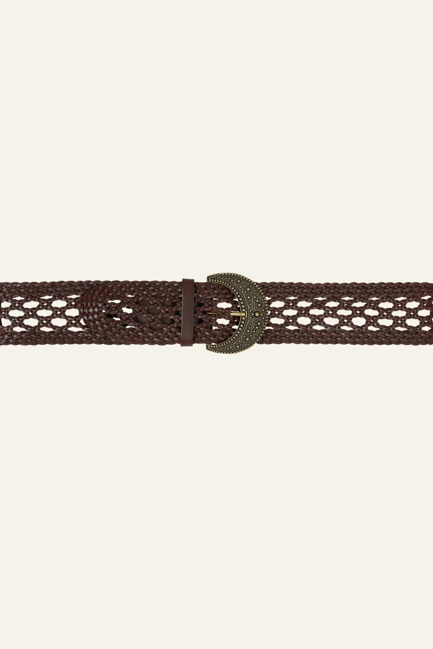 Ba&Sh BALMY cinturón de cuero trenzado € 185 MARRON Online