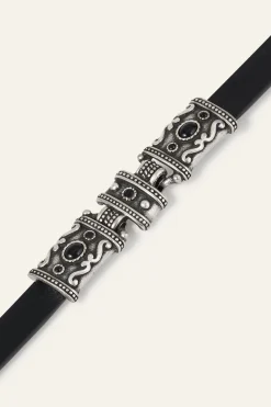 Ba&Sh BARA cinturón de cuero € 155 NEGRO Discount