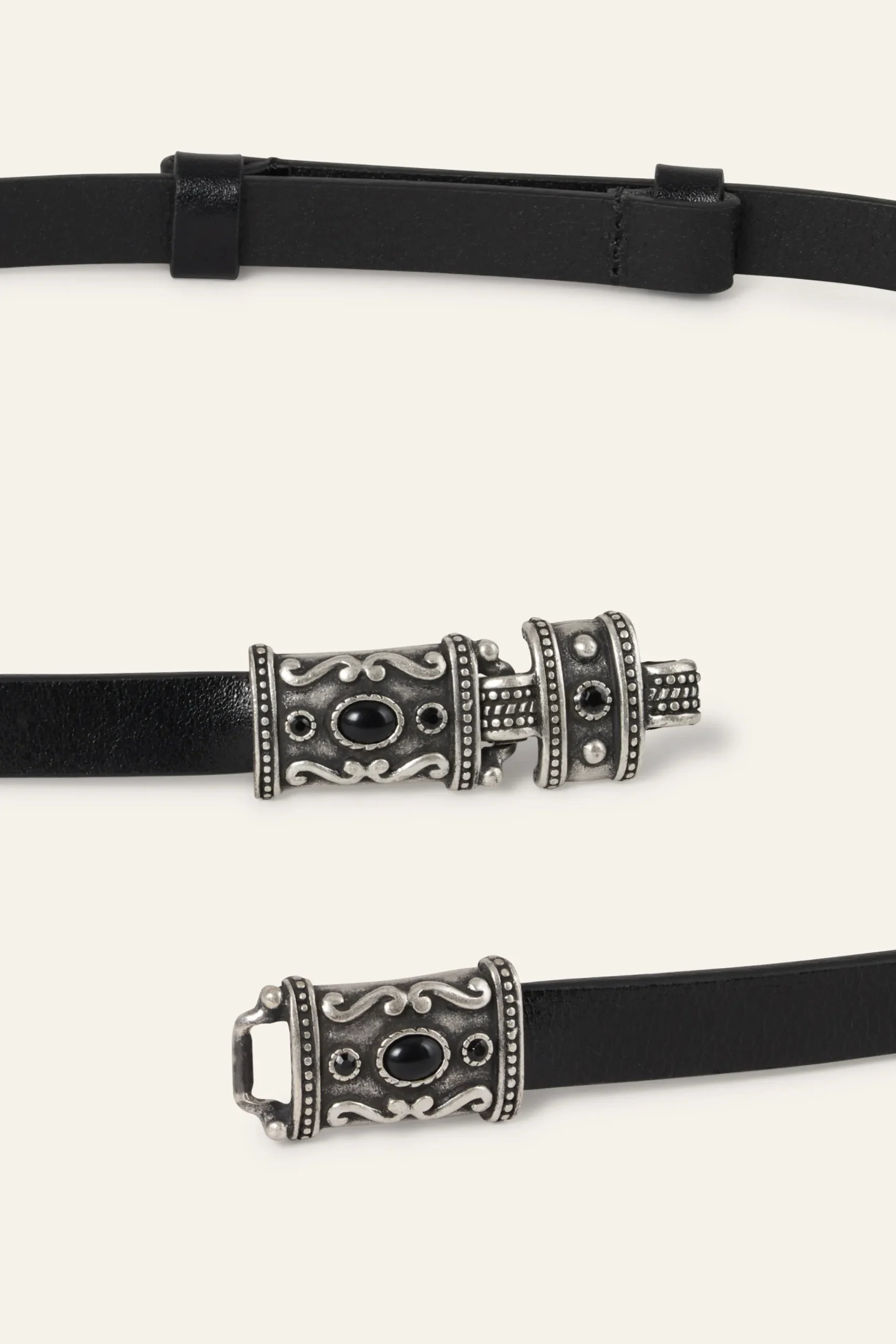 Ba&Sh BARA cinturón de cuero € 155 NEGRO Discount