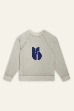Ba&Sh BART sudadera suelta GRIS Best
