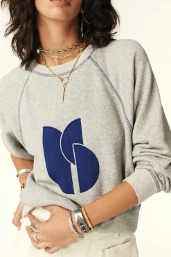 Ba&Sh BART sudadera suelta GRIS Best
