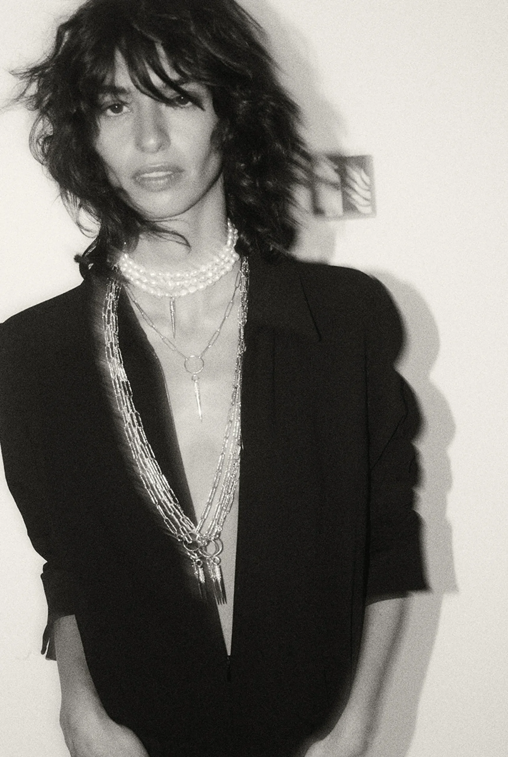 Ba&Sh BLANCA collar de perlas GRIS Online