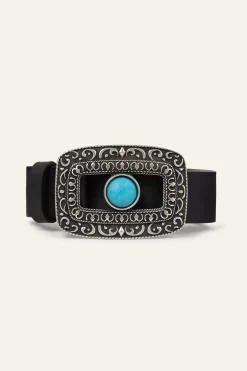 Ba&Sh BONI cinturón de cuero € 155 NEGRO