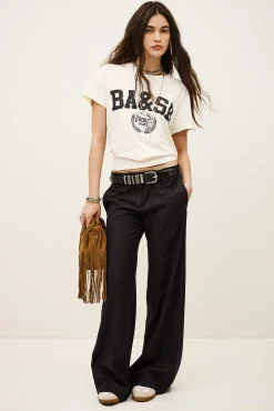 Ba&Sh CELY pantalón de traje ancho € 225 € 157,50 AZUL Discount