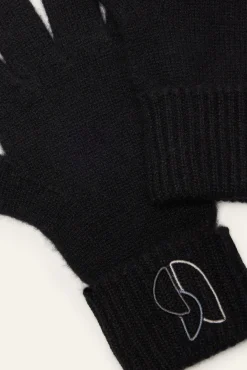 Ba&Sh CIMON guantes de malla NEGRO Clearance