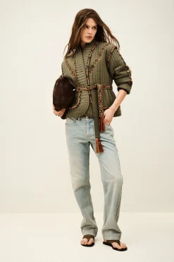 Ba&Sh COCOON JACKET VERDE Outlet