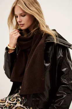 Ba&Sh COMIE bufanda rectangular MARRON Outlet