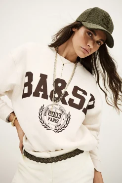 Ba&Sh FENJA long-sleeved sweatshirt BEIGE Clearance