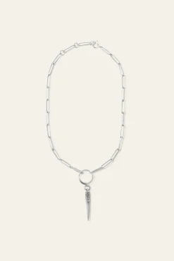 Ba&Sh NAOKI collar de plata GRIS Hot