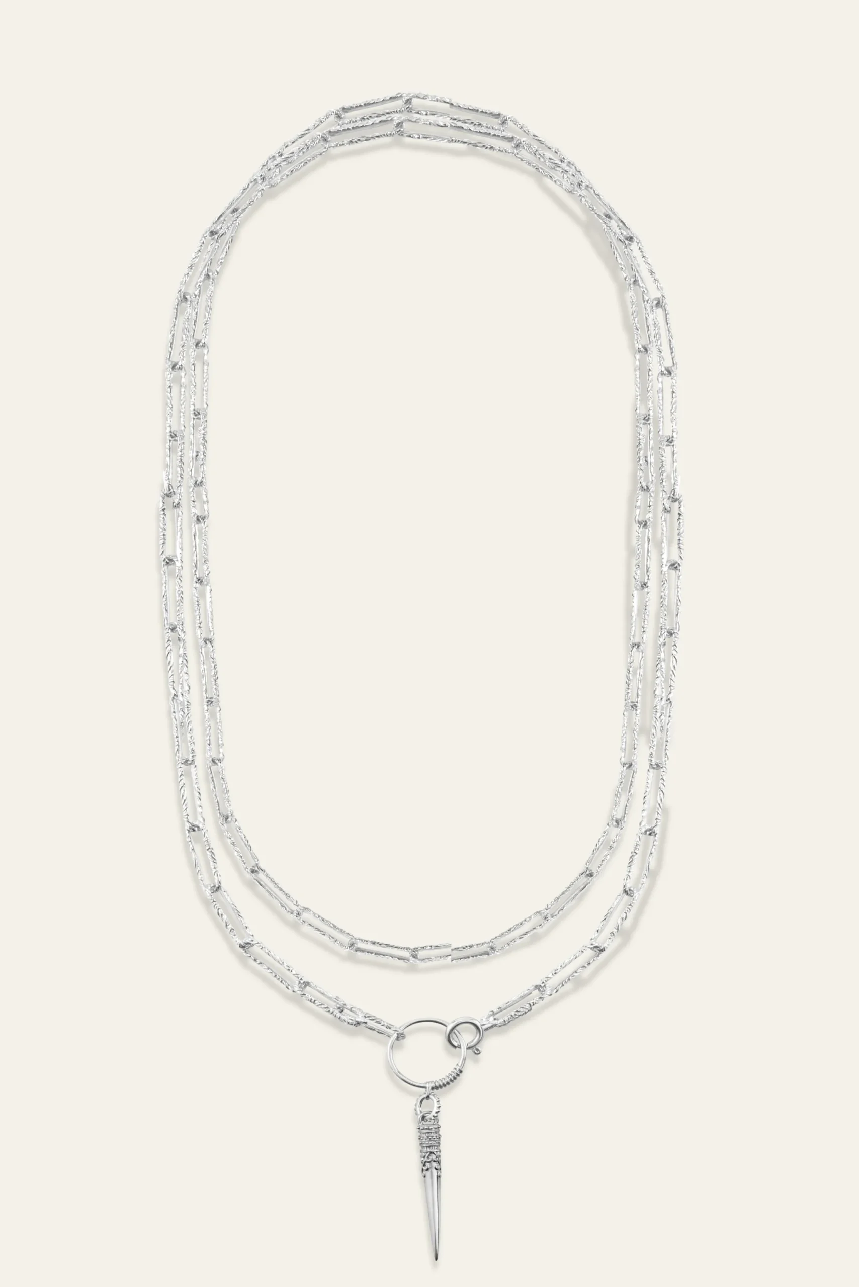 Ba&Sh NAORIA collar de plata GRIS Best