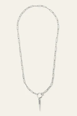 Ba&Sh NAORIA collar de plata GRIS Best