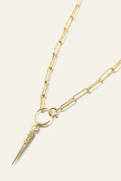 Ba&Sh NAORIA collar de plata ORO Clearance
