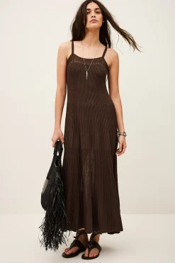 Ba&Sh NOTO DRESS MARRON Hot