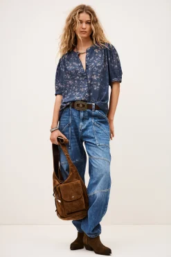 Ba&Sh NOVELLA SHIRT AZUL Outlet