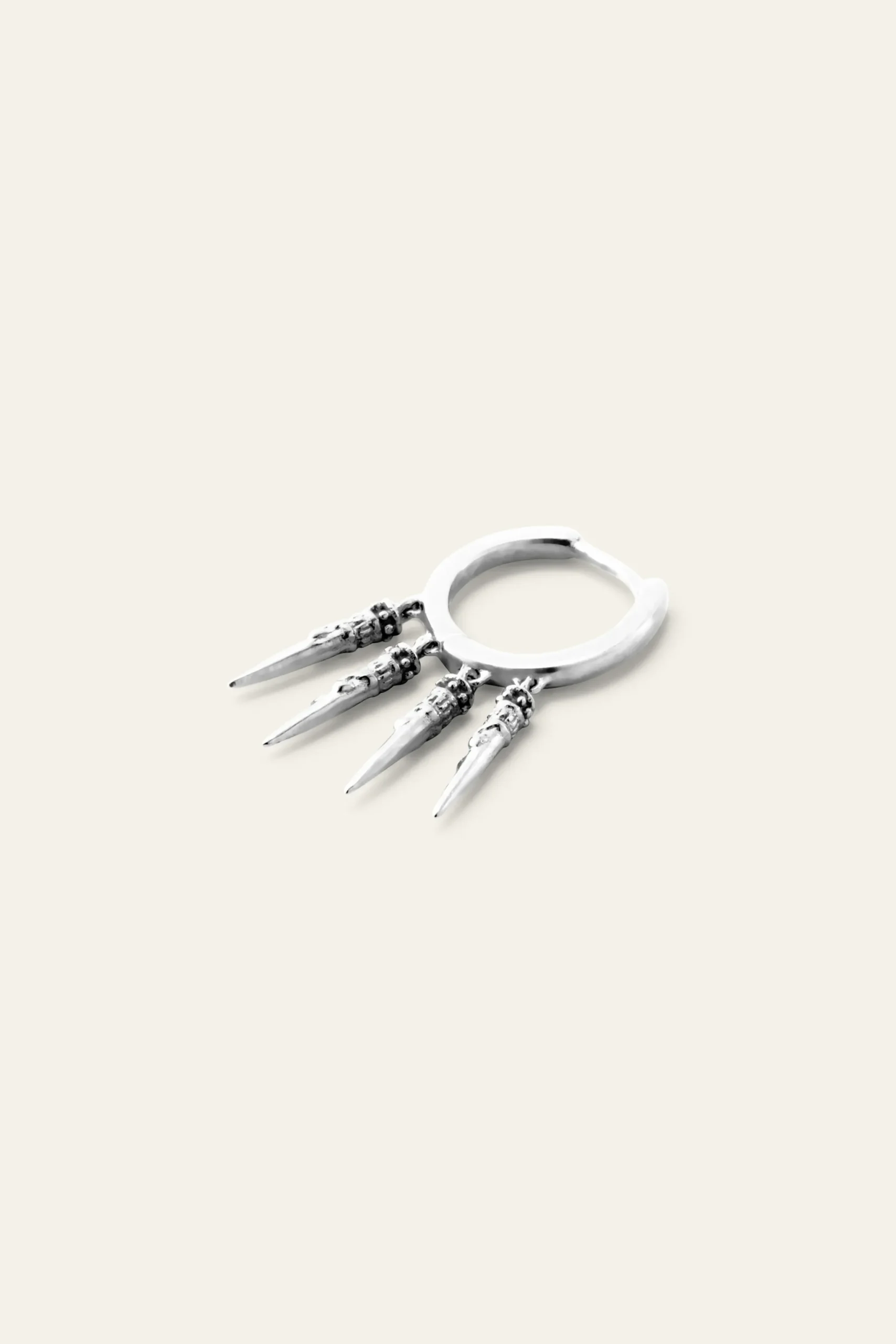 Ba&Sh OKINAWA arete de plata GRIS Outlet