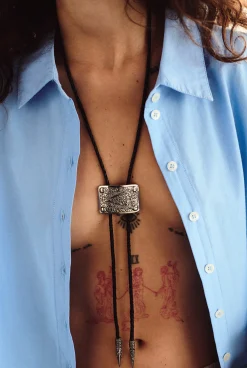 Ba&Sh ORTAN NECKLACE GRIS Outlet