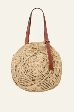 Ba&Sh PALMA cesta de rafia NATURAL Clearance