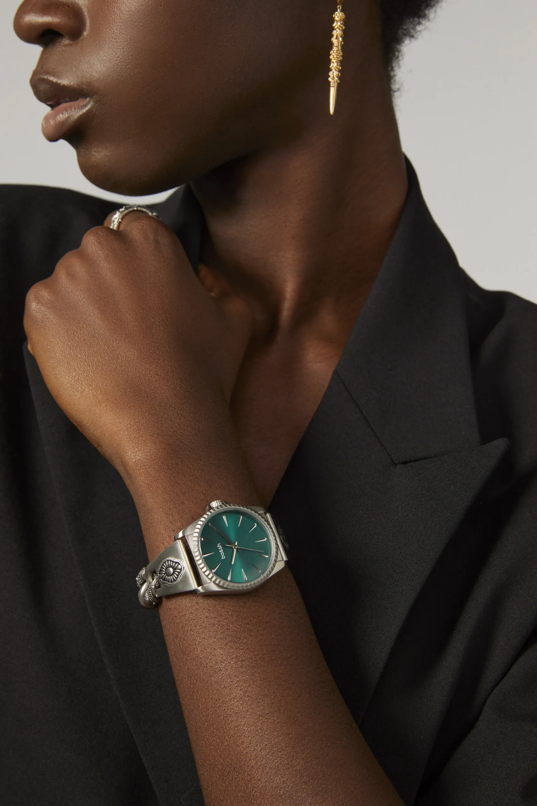 Ba&Sh RESET reloj elegante VERDE Hot