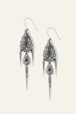 Ba&Sh SAVY pendientes de plata GRIS Clearance