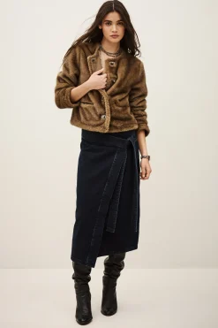 Ba&Sh TIMY SKIRT AZUL Best
