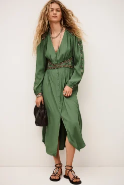 Ba&Sh TINA DRESS VERDE Sale